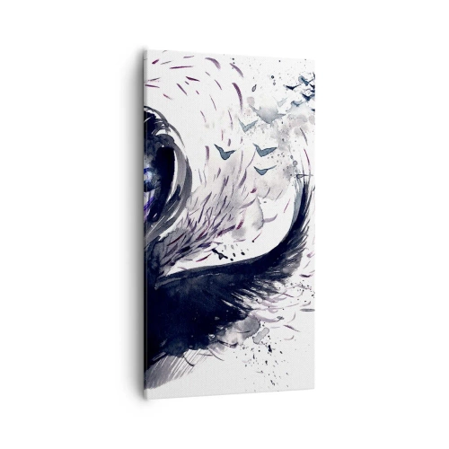 Quadro em tela - Demoníaca e linda - 55x100 cm