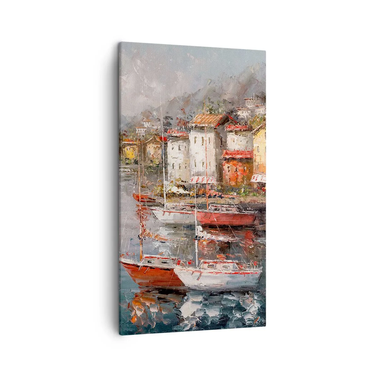 Quadro em tela - Refúgio romântico - 45x80 cm