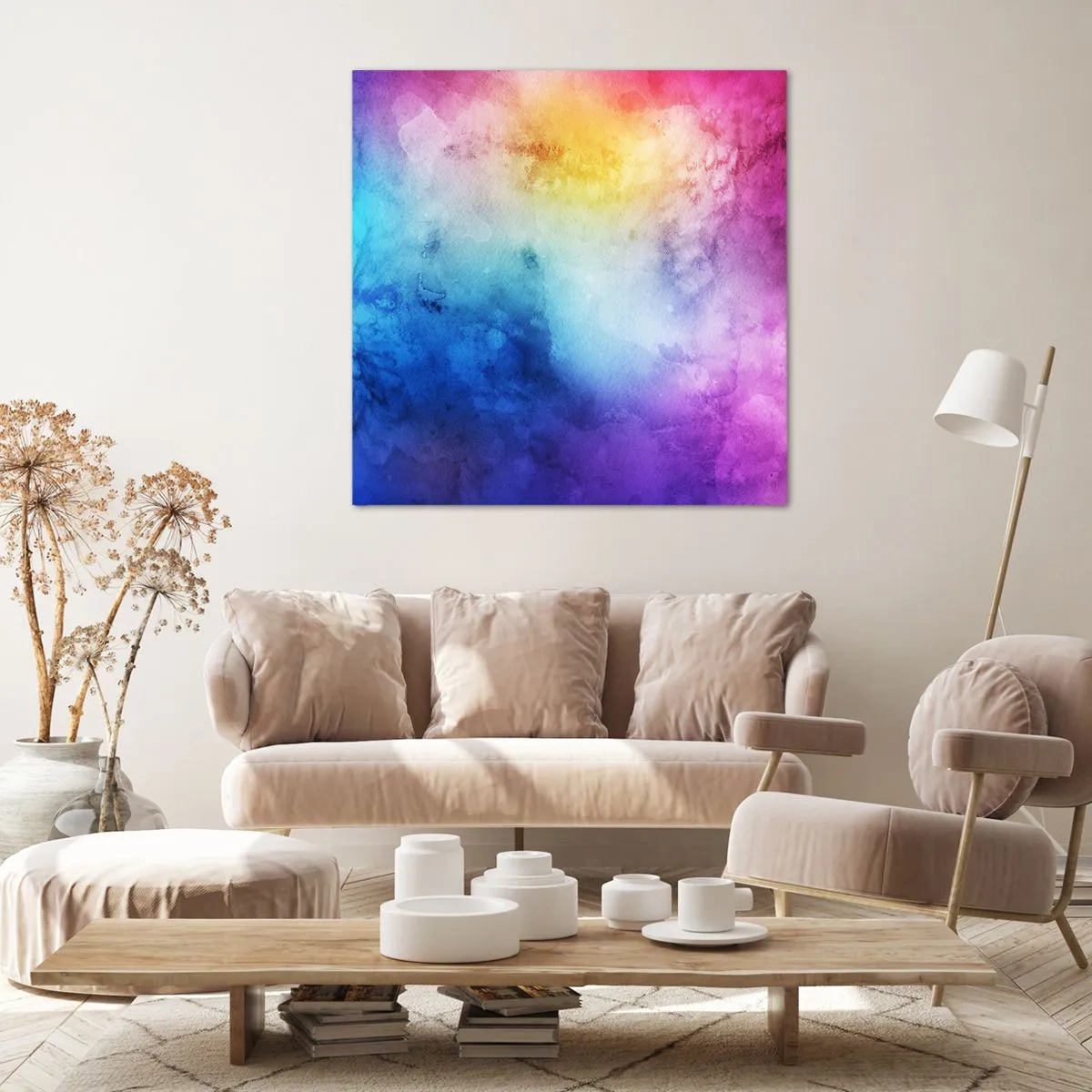 Quadro em tela - Quase no sétimo céu - 40x40 cm