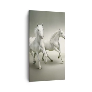 Quadro em tela - White power! - 45x80 cm