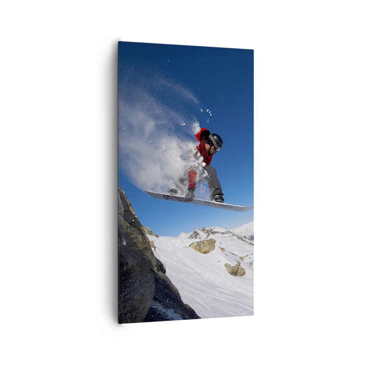 Quadro em tela - E tornou-se parte do espaço - 65x120 cm