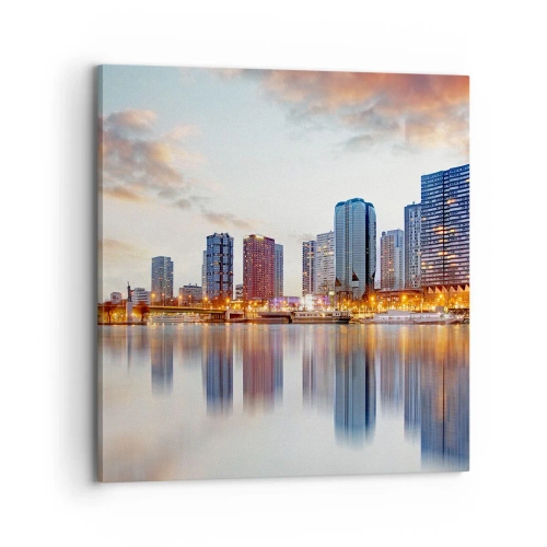 Quadro em tela - A tranquilidade monumental de Paris - 70x70 cm