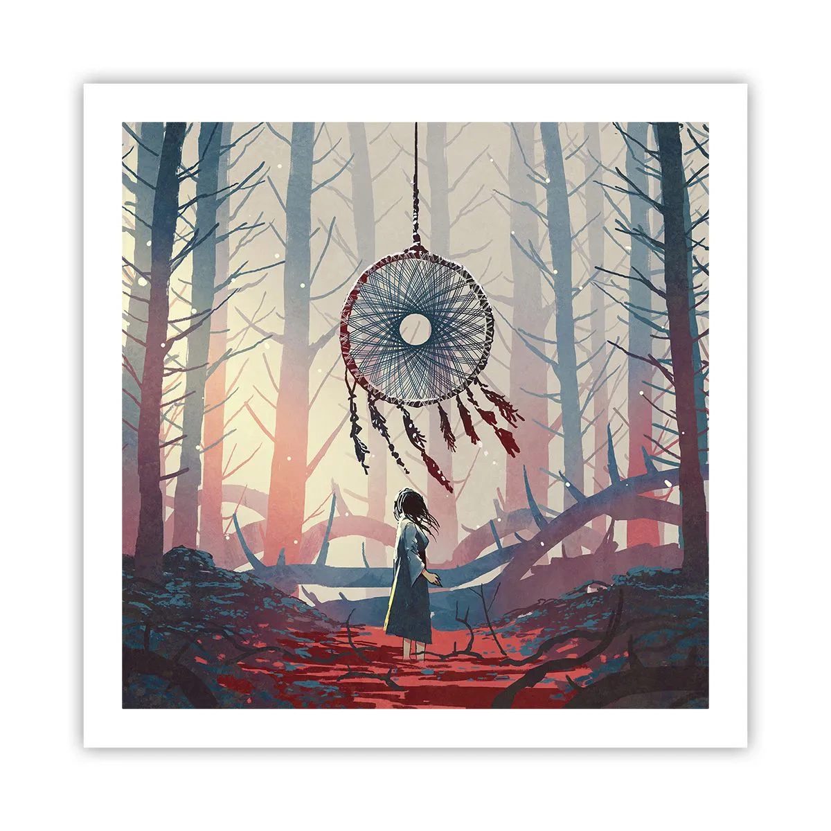 Pôster - O ritual secreto da felicidade - 60x60 cm