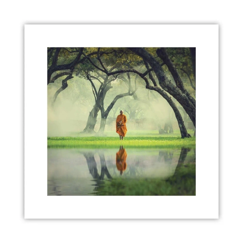 Pôster - A caminho da iluminação - 30x30 cm