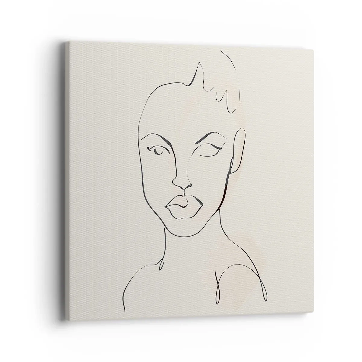 Quadro em tela - Esboço da sensualidade - 40x40 cm