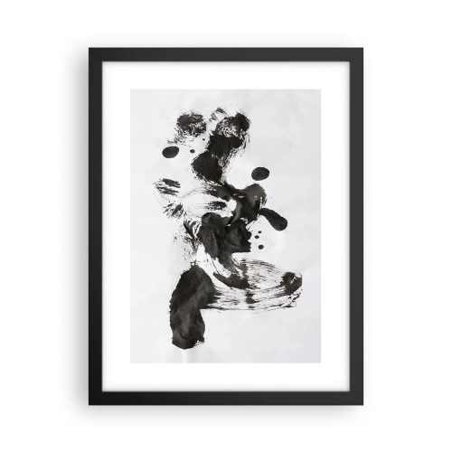 Pôster com moldura preta - Existe um método para a loucura? - 30x40 cm
