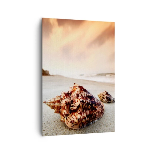 Quadro em tela - Expulso pelas ondas - 70x100 cm