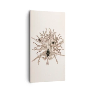 Quadro em tela - Florescendo na dança - 55x100 cm