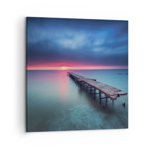 Quadro em tela - Entre o céu e a terra - 50x50 cm