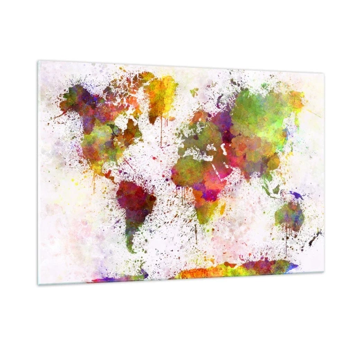 Quadro em vidro - De algum modo, resultou assim - 120x80 cm