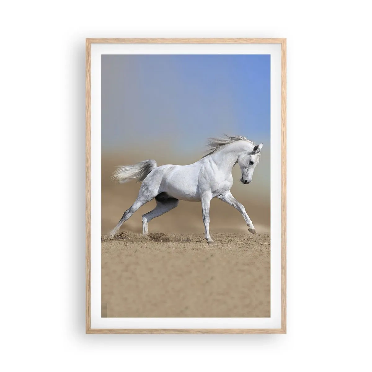 Pôster com moldura de carvalho claro - O mais belo conto de fadas árabe - 61x91 cm