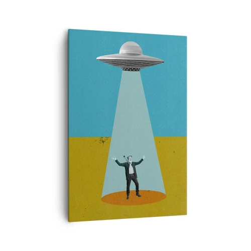 Quadro em tela - Encontro próximo - 70x100 cm