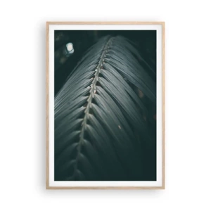 Pôster com moldura de carvalho claro - A precisão da natureza - 70x100 cm