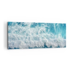 Quadro em tela - Alegremente e aos saltos - 100x40 cm