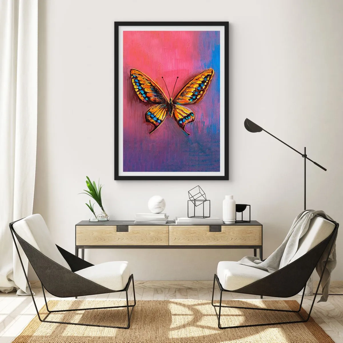 Pôster com moldura preta - Uma joia da natureza - 61x91 cm