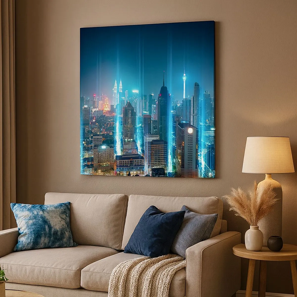 Quadro em tela - De Berlim para o céu - 30x30 cm