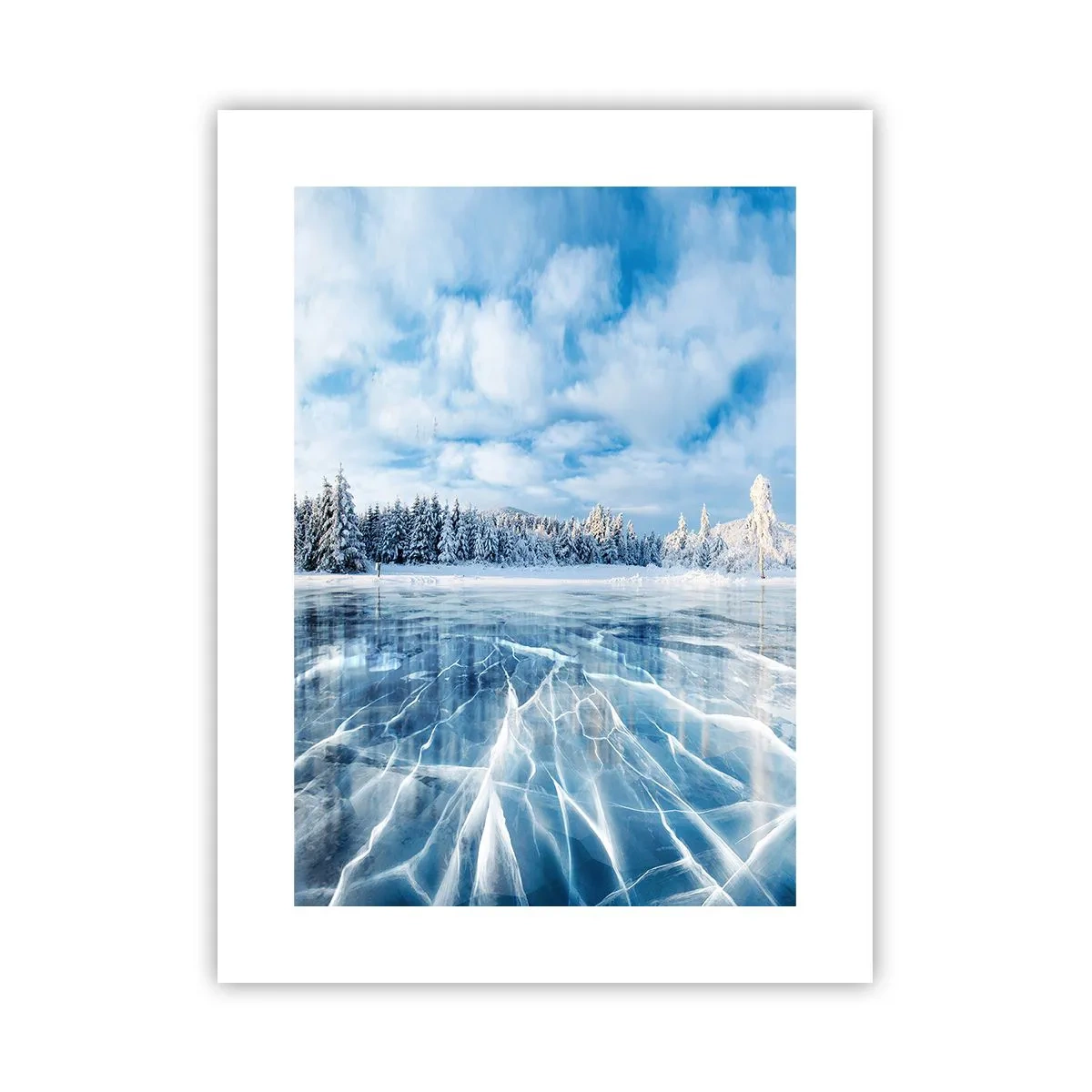 Pôster - Vista deslumbrante e cristalina - 30x40 cm