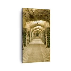 Quadro em tela - O nascimento do sabor - 45x80 cm