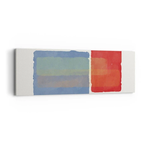 Quadro em tela - A alma da geometria - 90x30 cm