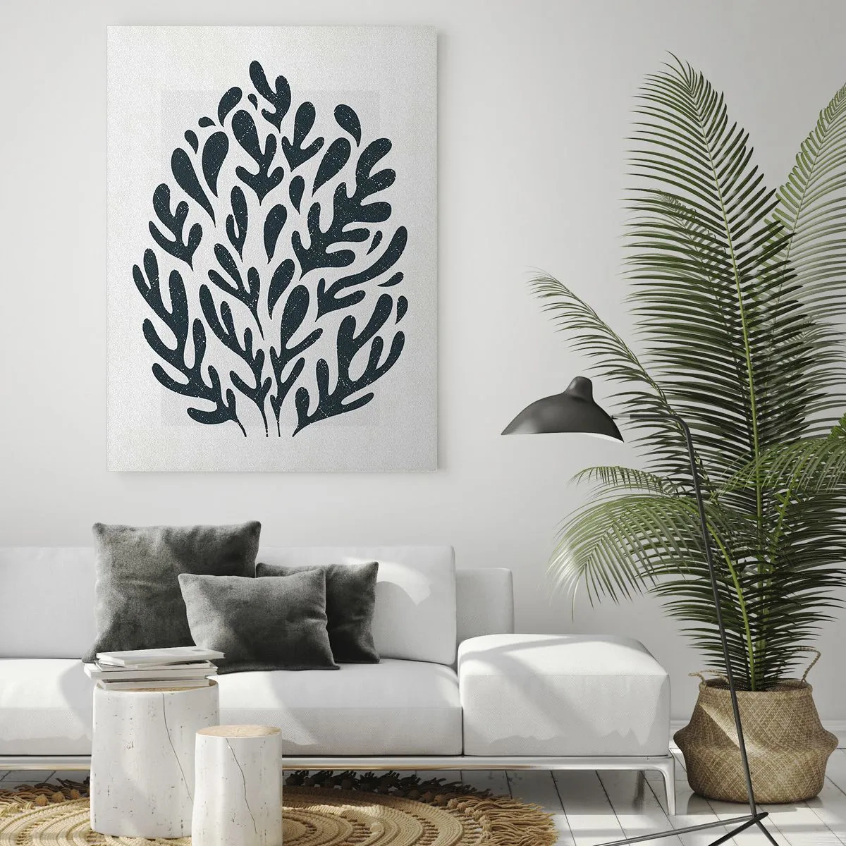 Quadro em vidro - Formas da natureza - 50x70 cm