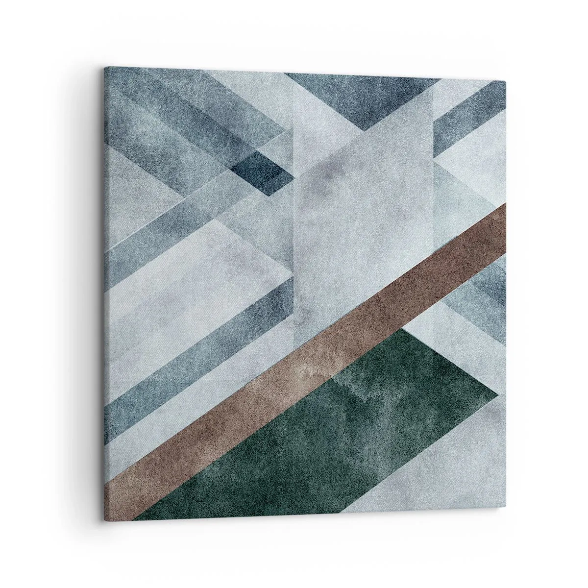 Quadro em tela - Elegância sofisticada da geometria - 50x50 cm