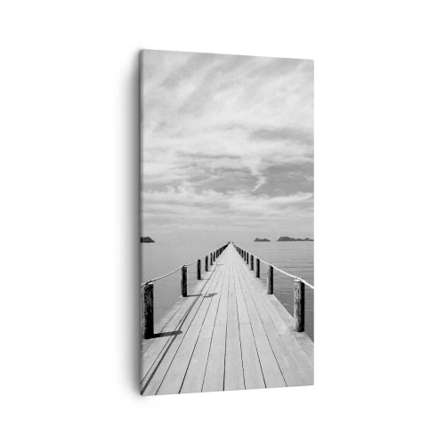 Quadro em tela - Talvez uma viagem... - 45x80 cm