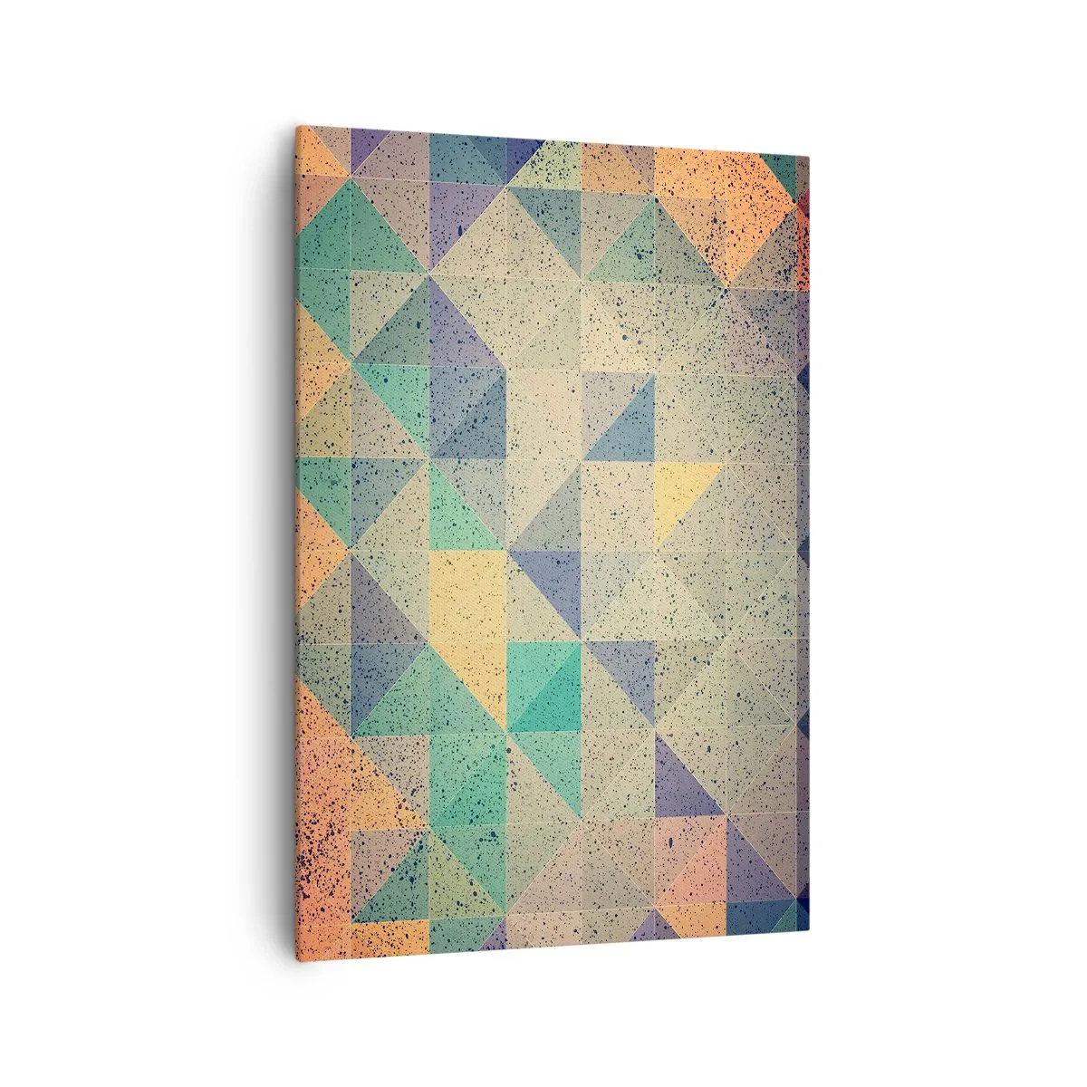 Quadro em tela - República dos triângulos - 70x100 cm