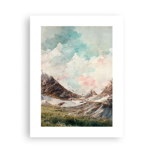 Pôster - Lâminas de rocha - 30x40 cm