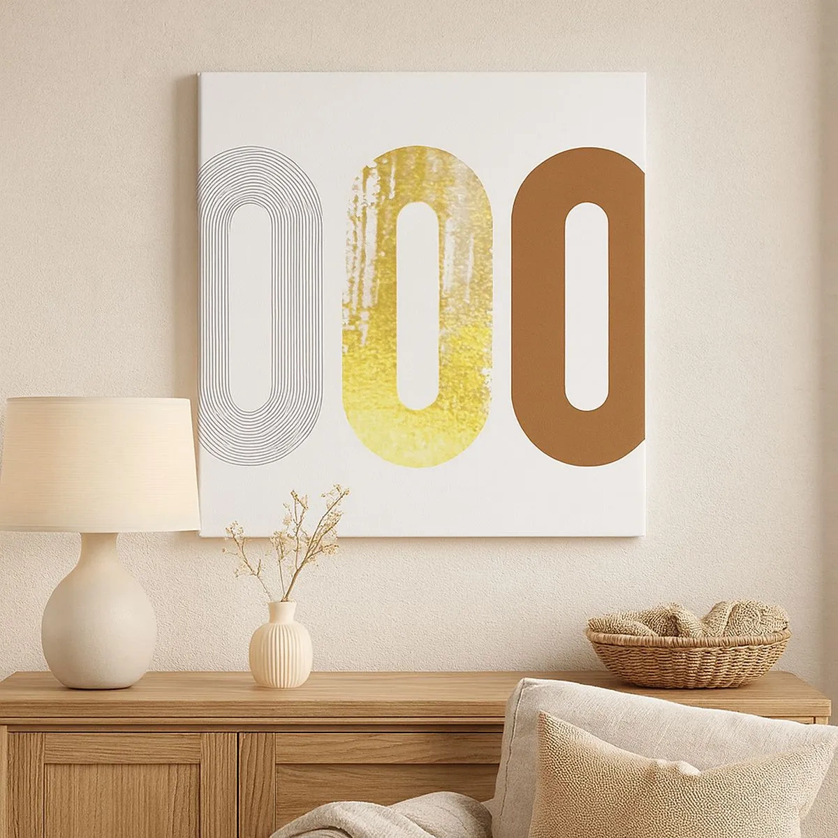 Quadro em tela - Uuu! - 30x30 cm