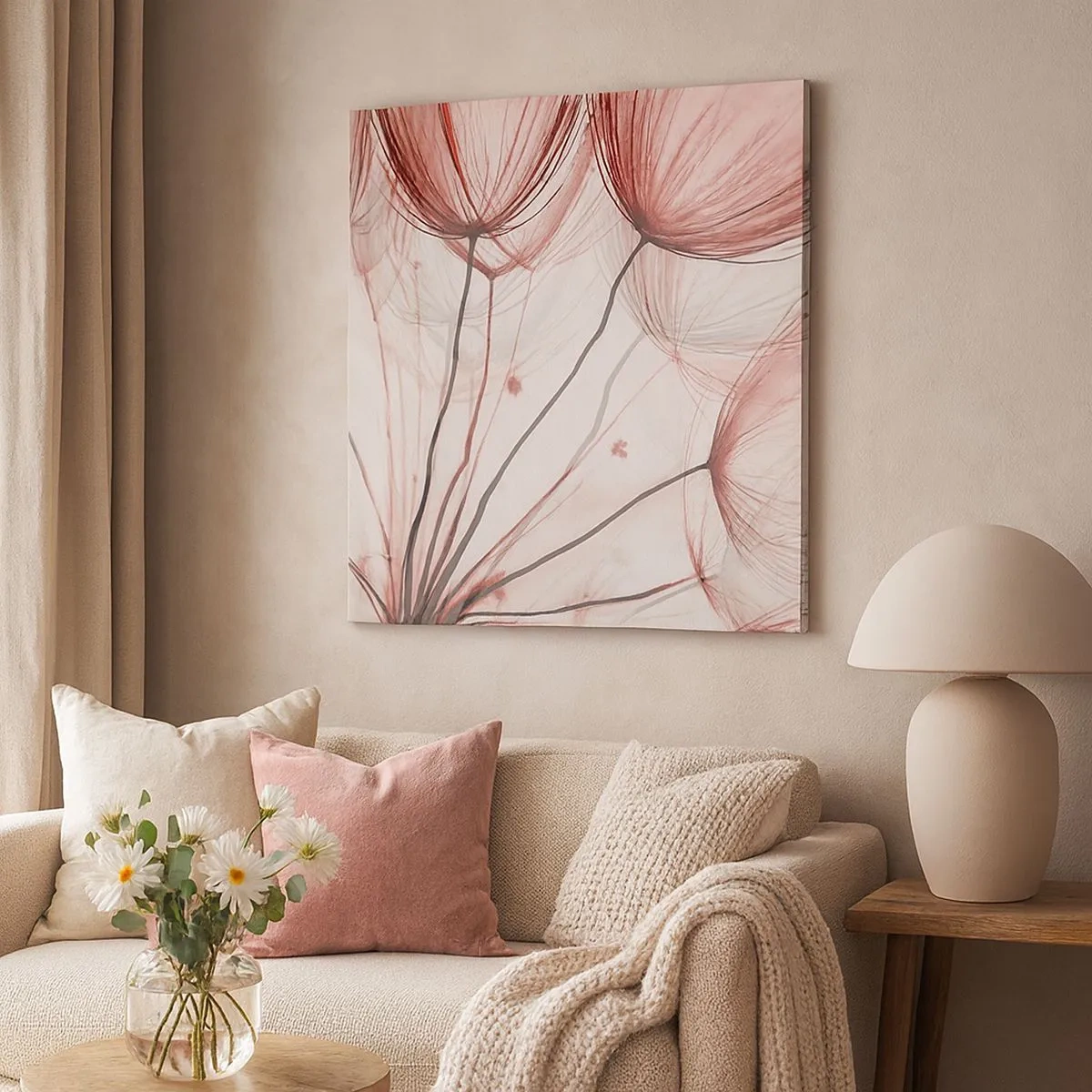 Quadro em tela - Antes da partida - 30x30 cm