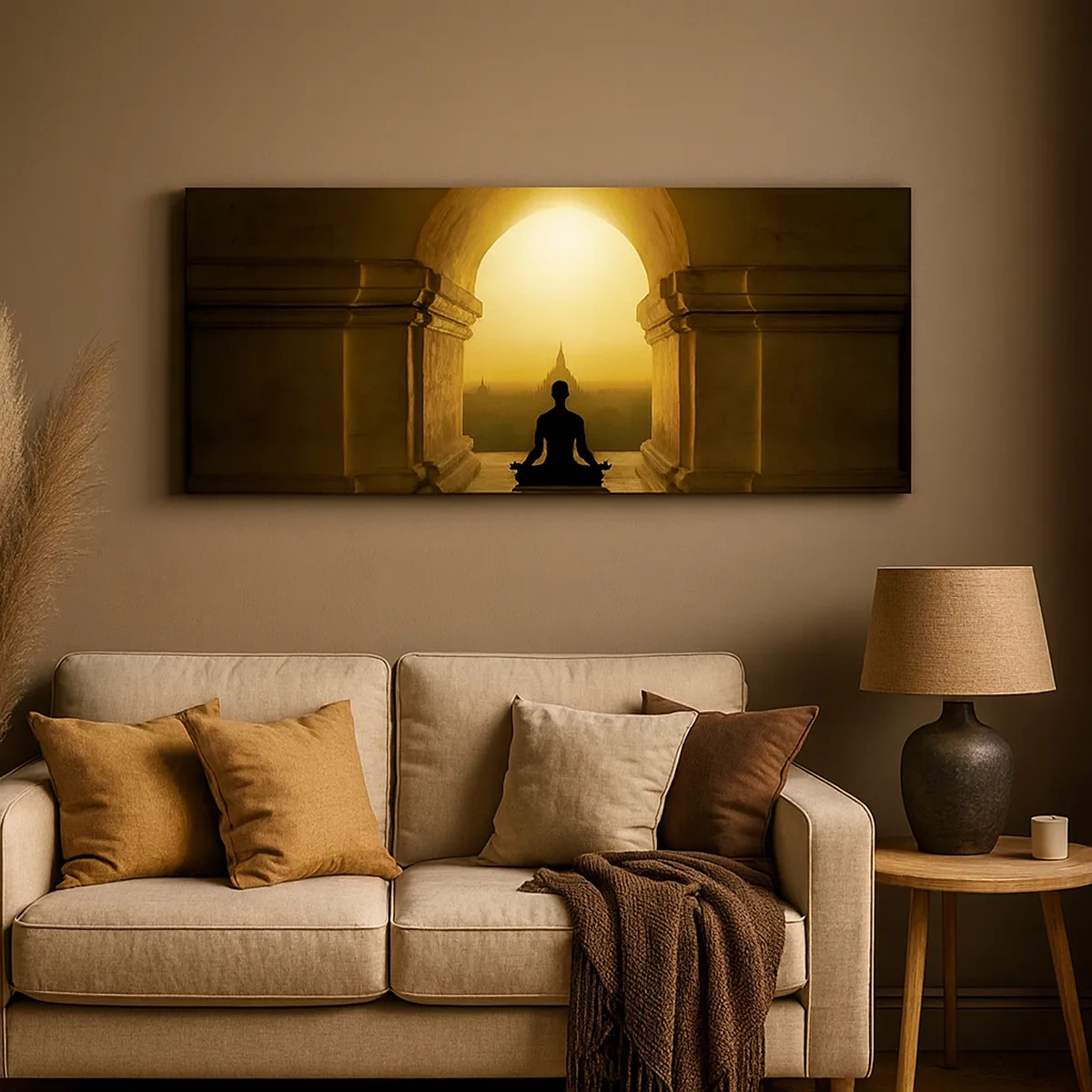 Quadro em tela - Harmonia completa - 30x30 cm