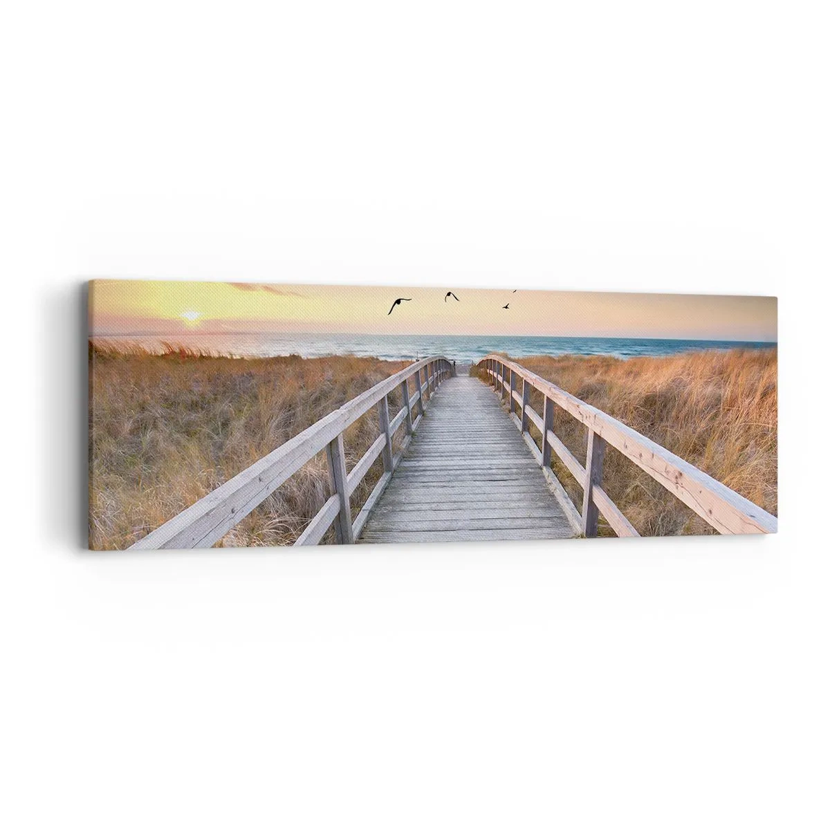 Quadro em tela - O espaço das alturas - 90x30 cm