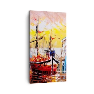 Quadro em tela - Feliz retorno - 45x80 cm