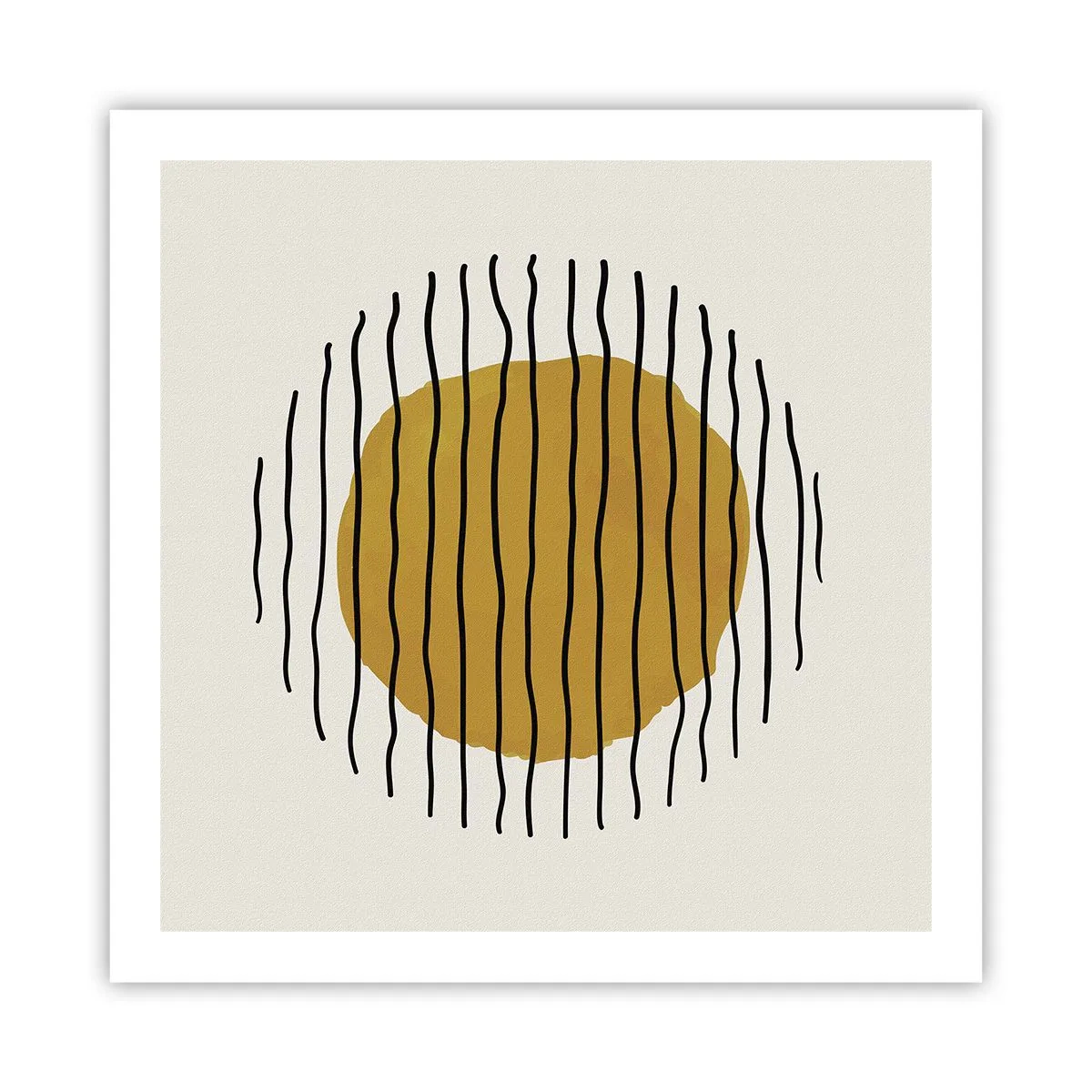 Pôster - Abstração a tremer com o calor - 60x60 cm