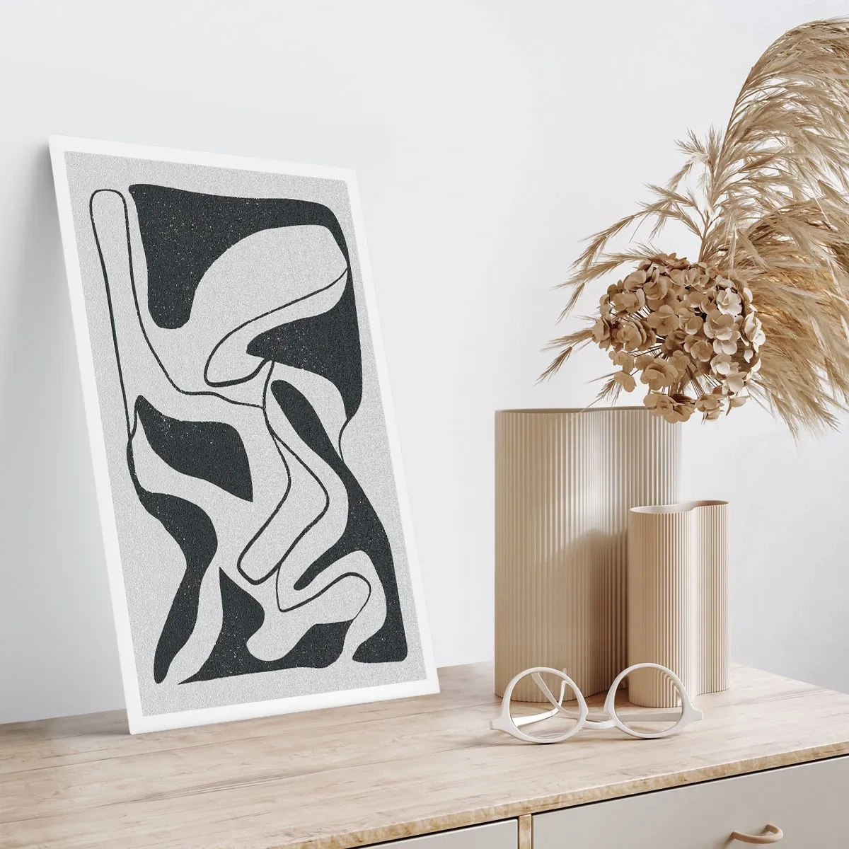 Pôster - Labirinto abstrato divertido - 40x50 cm