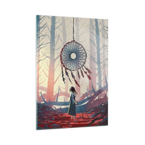 Quadro em vidro - O ritual secreto da felicidade - 50x70 cm