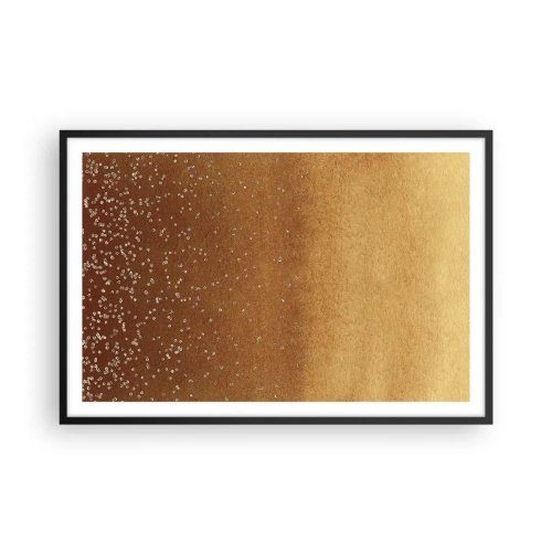 Pôster com moldura preta - O nascimento da luz - 91x61 cm