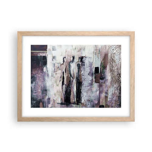 Pôster com moldura de carvalho claro - Três misteriosos - 40x30 cm