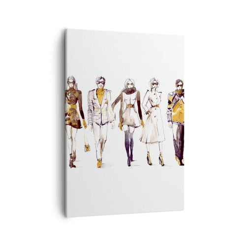 Quadro em tela - Elegância elegante e casual sem esforço - 50x70 cm