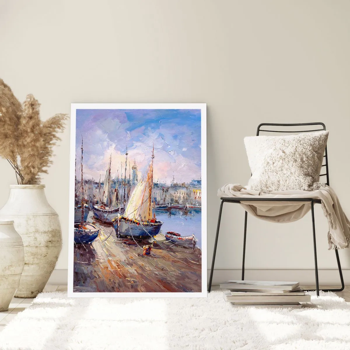 Pôster - Uma cidade à beira da baía - 61x91 cm