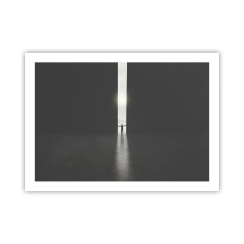 Pôster - Um passo para um futuro brilhante - 70x50 cm