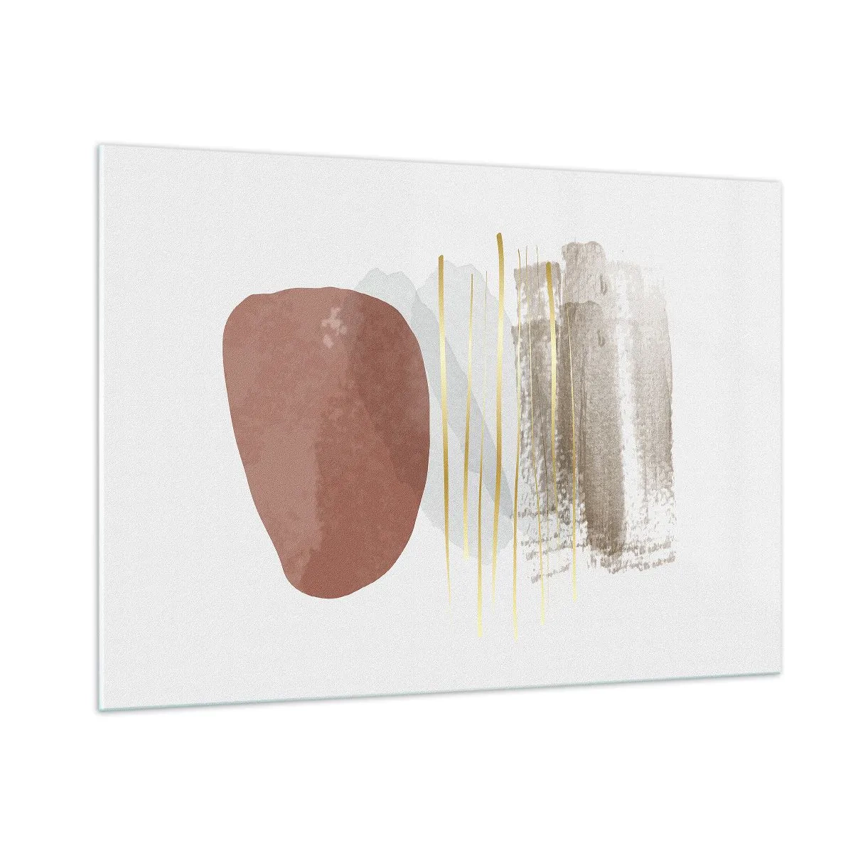 Quadro em vidro - Colunata abstrata - 100x70 cm