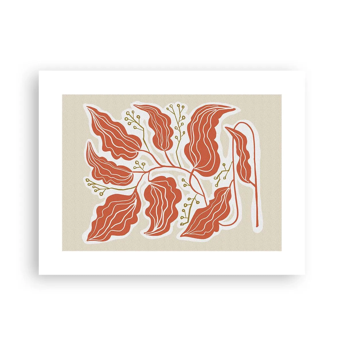 Pôster - Folclórico e coral - 40x30 cm