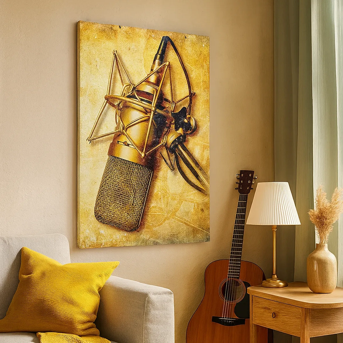 Quadro em tela - Os Anos Dourados da Rádio - 50x70 cm
