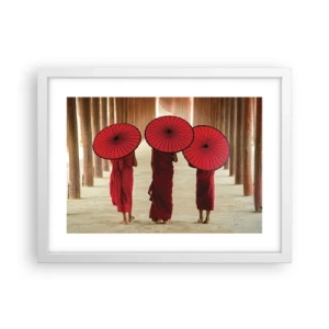 Pôster em moldura branca - A caminho da Terra Pura - 40x30 cm