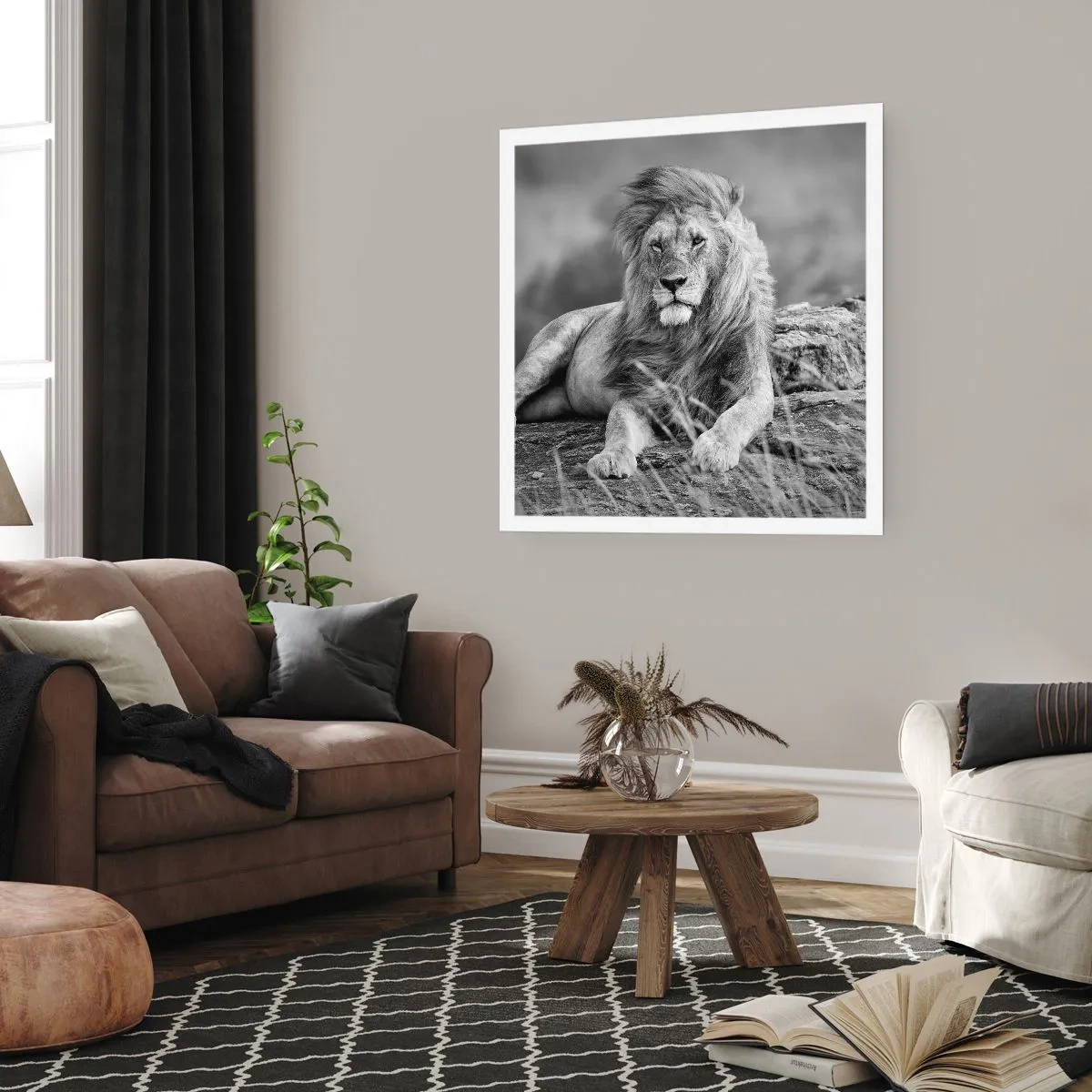 Pôster - Sesta real - 40x40 cm