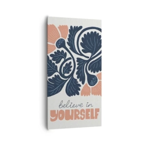 Quadro em tela - E floresces - 65x120 cm