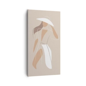 Quadro em tela - A moda é diversão - 55x100 cm