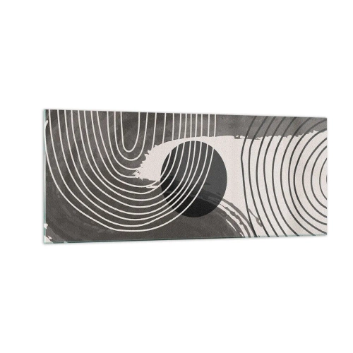 Quadro em vidro - O oval vence - 100x40 cm