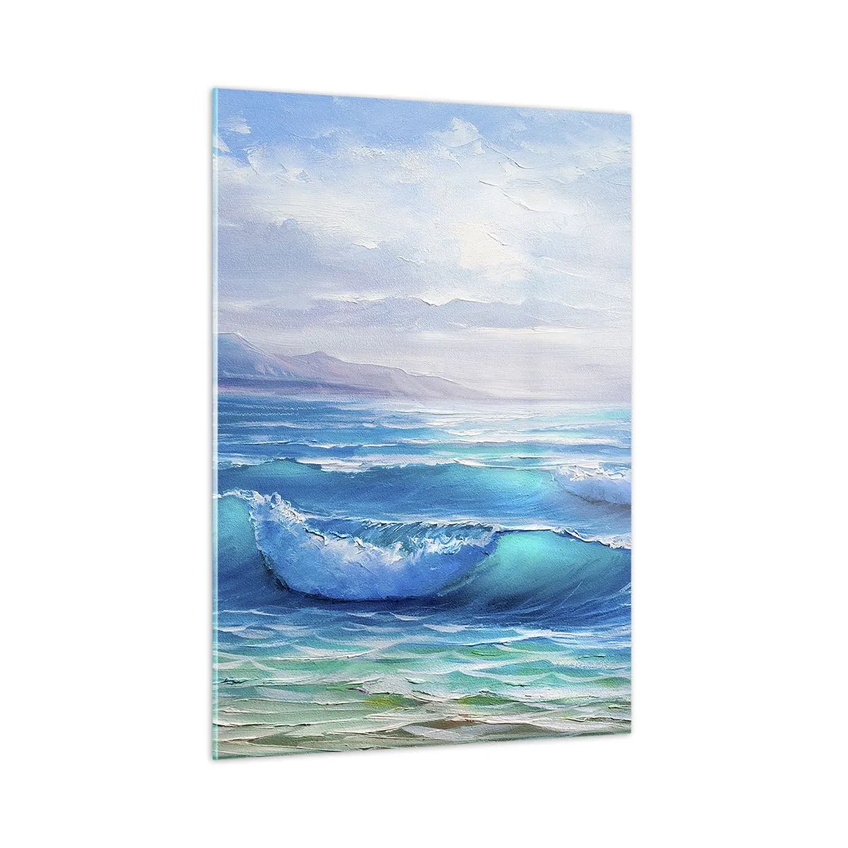 Quadro em vidro - Conforta e consola - 50x70 cm
